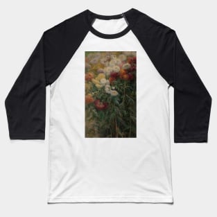 Chrysanthemums in the Garden at Petit-Gennevilliers by Gustave Caillebotte Baseball T-Shirt